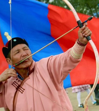 Mongolian naadam festival